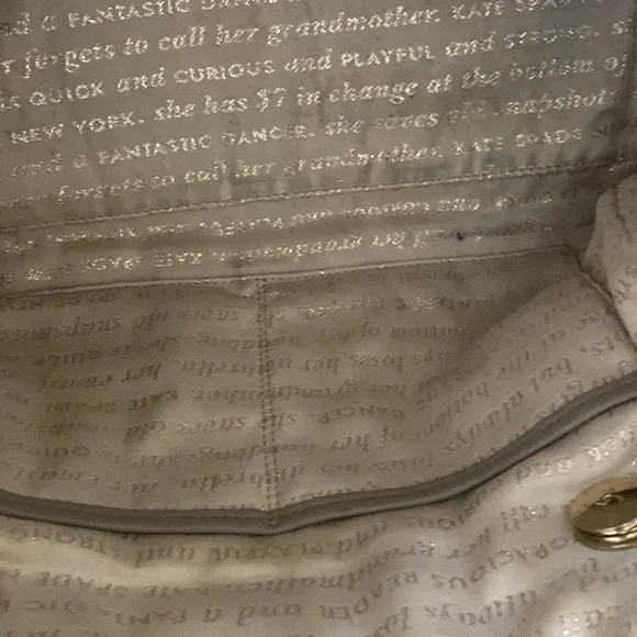 Kate Spade Boston Bag Quilted Tan Lambskin Leather Satchel - Picture 7 of 8